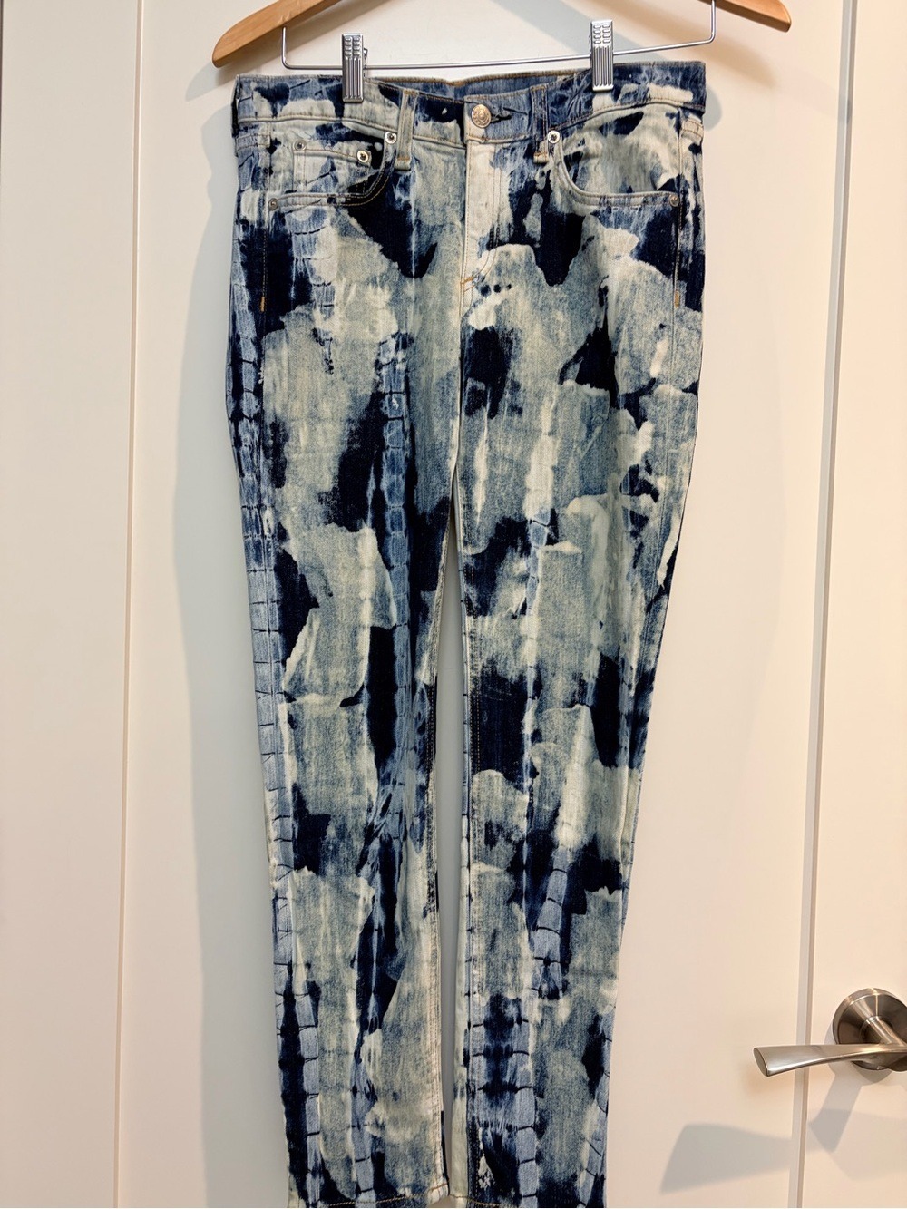 Rag & Bone Rivera Tie-Dye Skinny Jeans Size 28